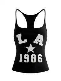 Latelylab | Appliqué Embroidered Knitted Camisole-Black