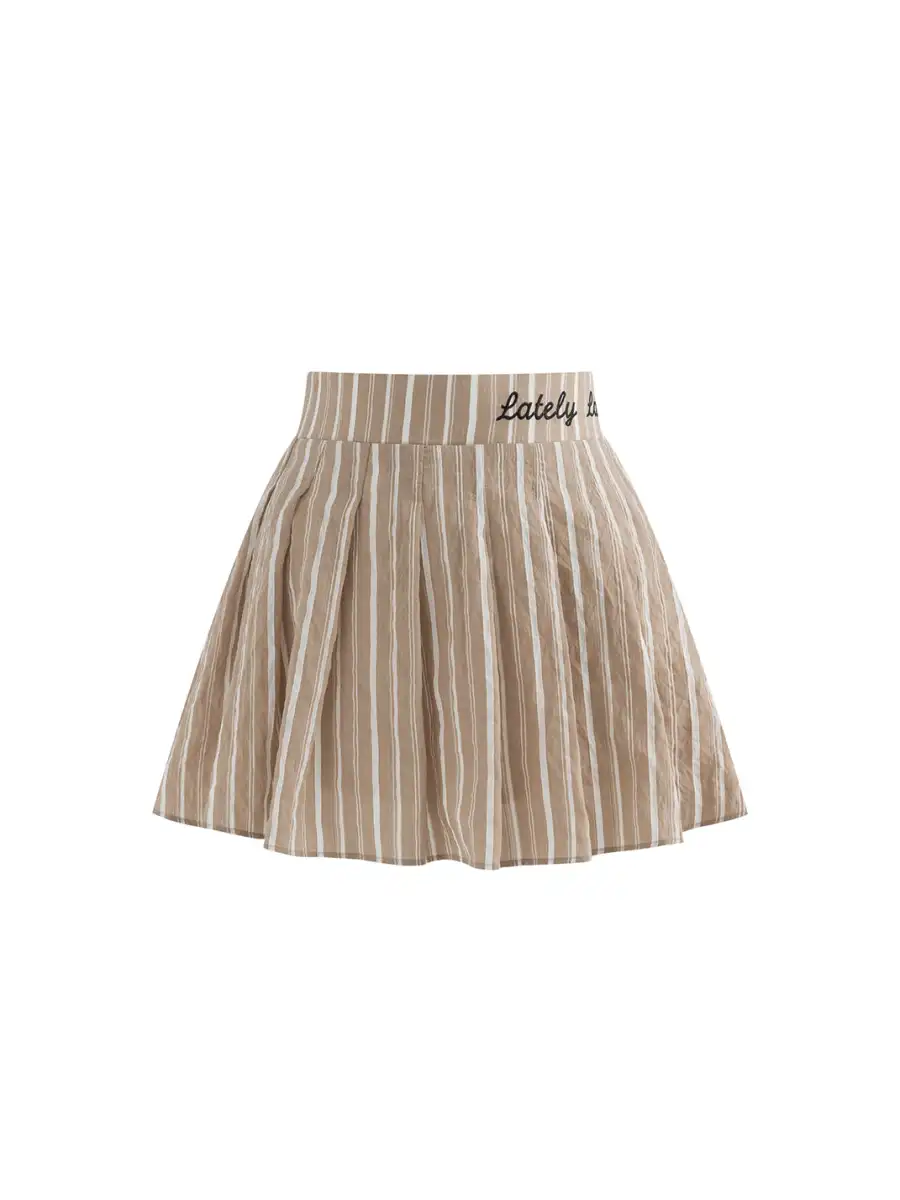 Latelylab | Tennis Long-Sleeved Shirt And Skirt Set - 4