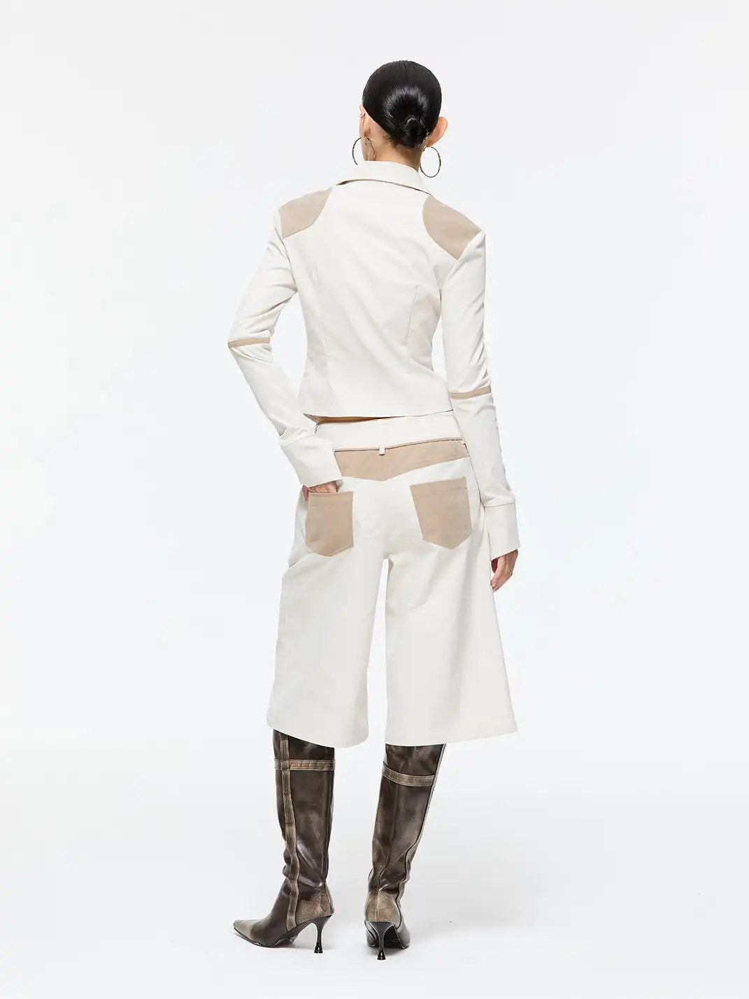 Latelylab | 0-Cut Woven Slim-Fit Shirt And Trousers Set