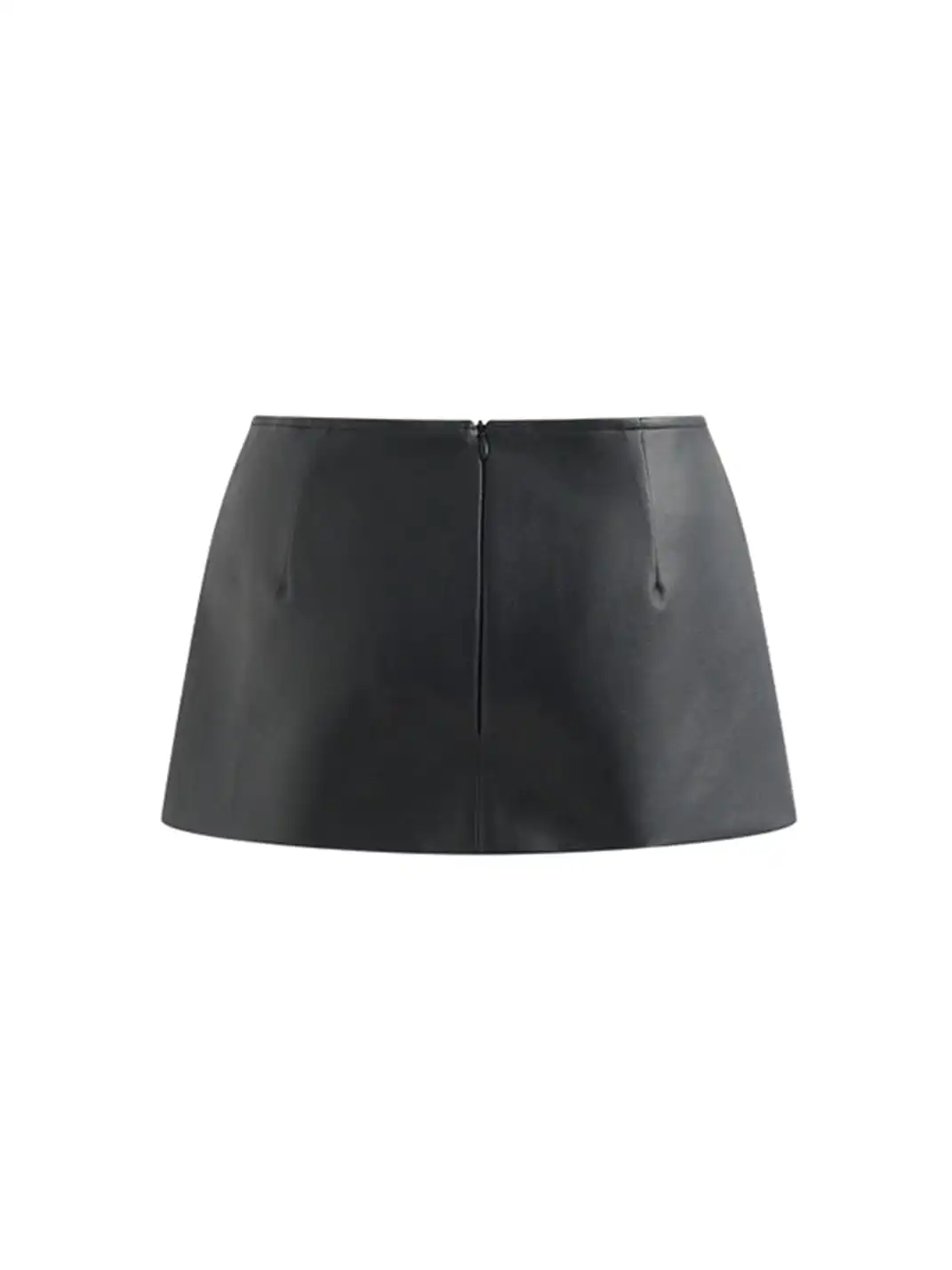 Latelylab | Studded Slit Leather Bodycon Skirt