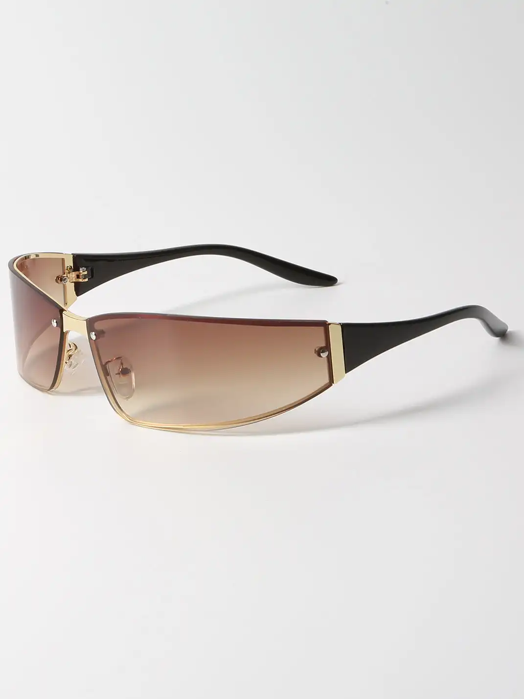 404 | Retro Y2K One-Piece Metal Sunglasses