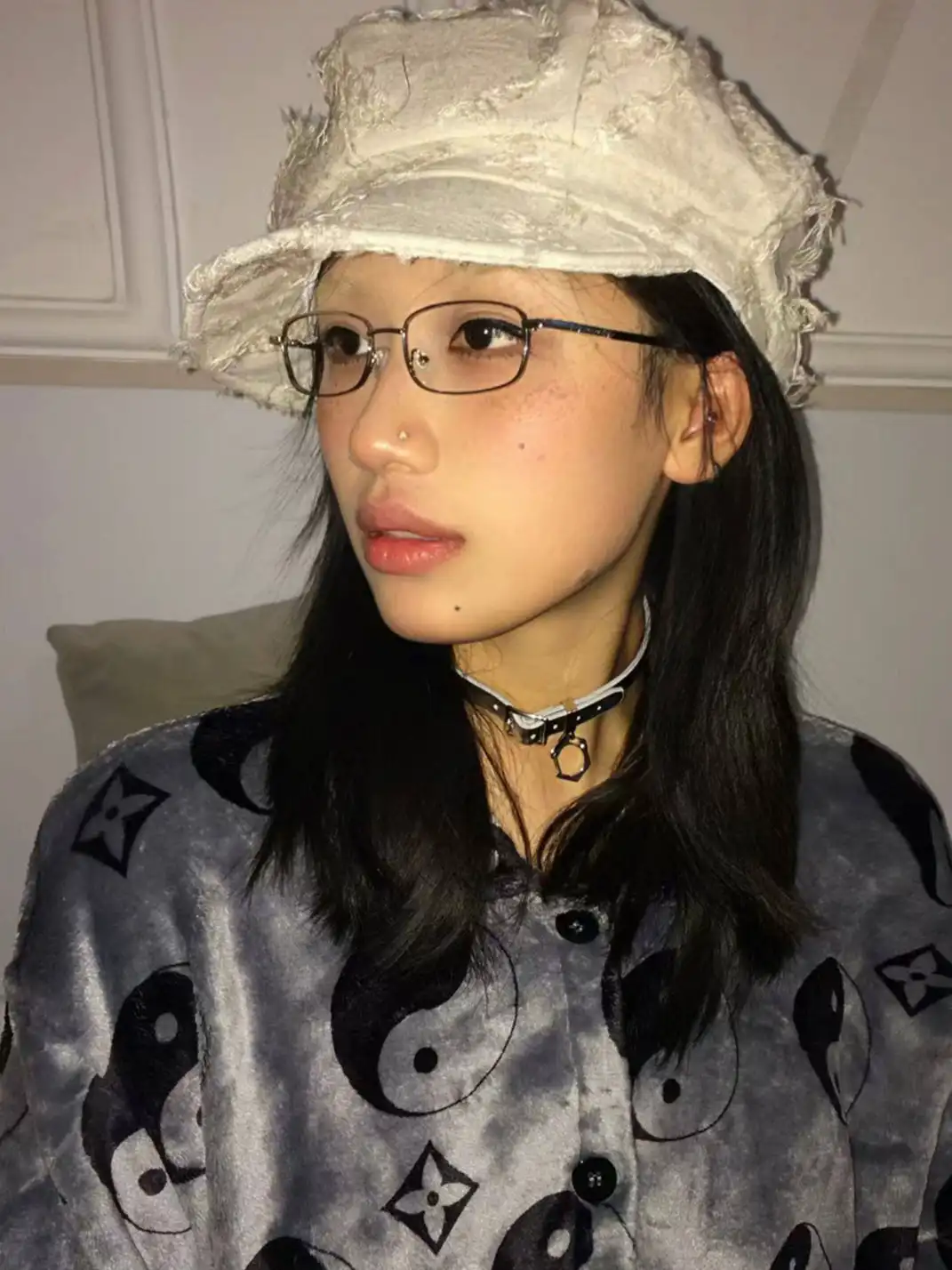 404 | Rectangular Y2K Glasses
