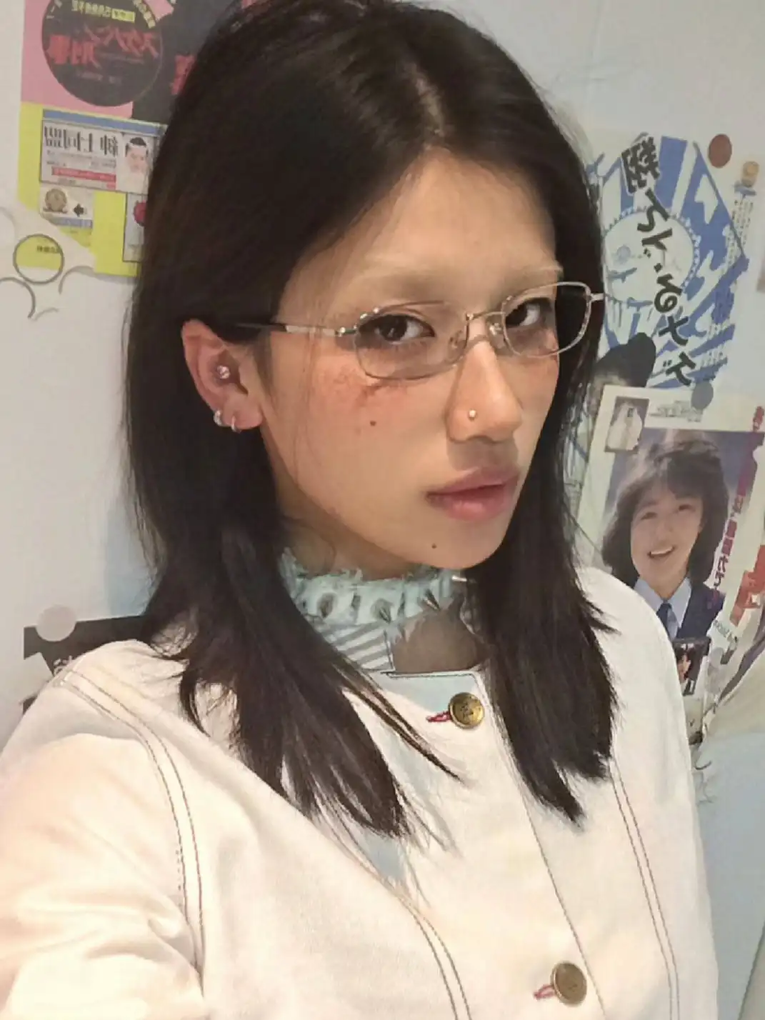 404 | Rectangular Y2K Glasses