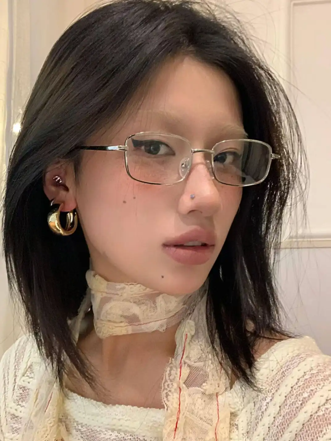 404 | Rectangular Y2K Glasses