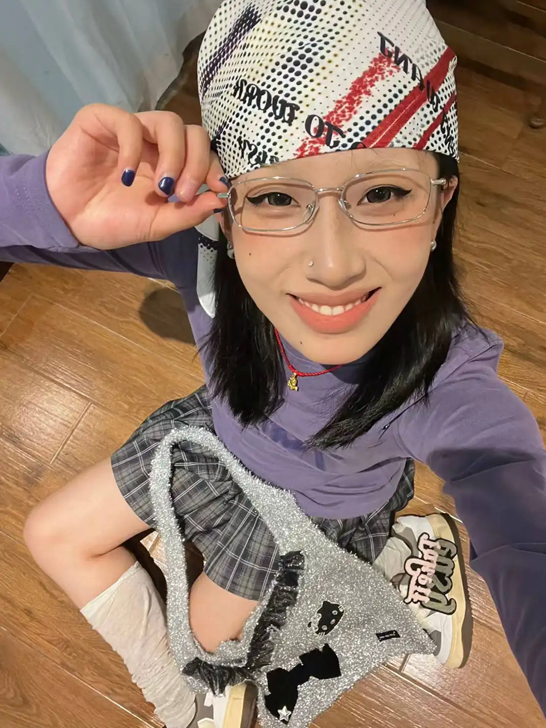 404 | Rectangular Y2K Glasses
