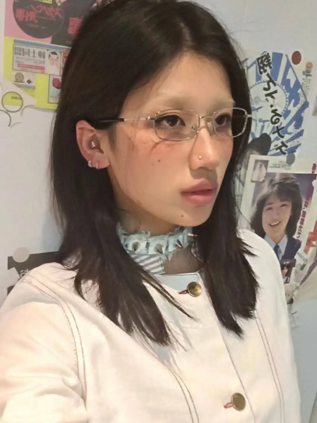 404 | Rectangular Y2K Glasses