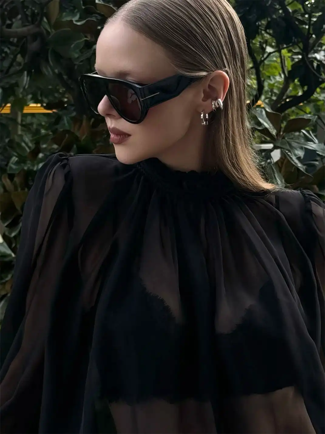 404 | Large-Frame Aviator Sunglasses