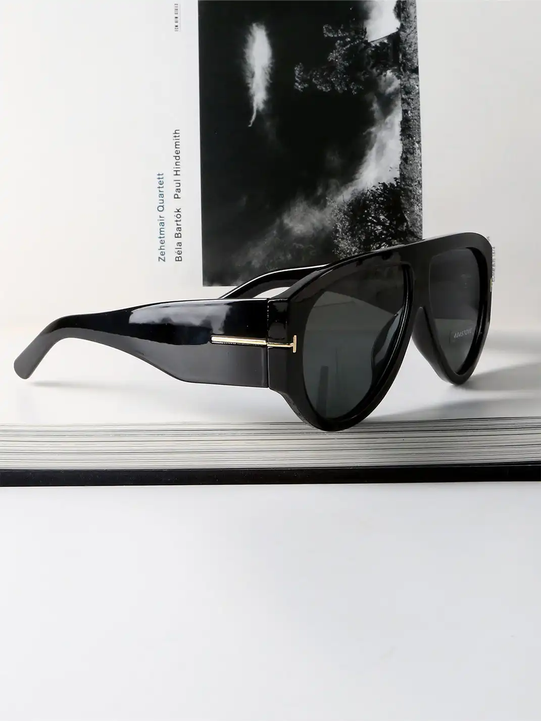 404 | Large-Frame Aviator Sunglasses