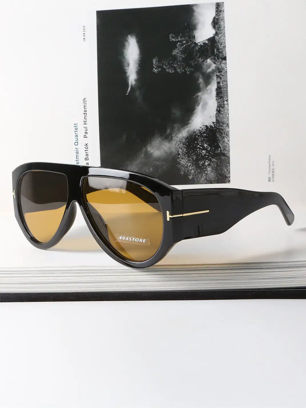 404 | Large-Frame Aviator Sunglasses