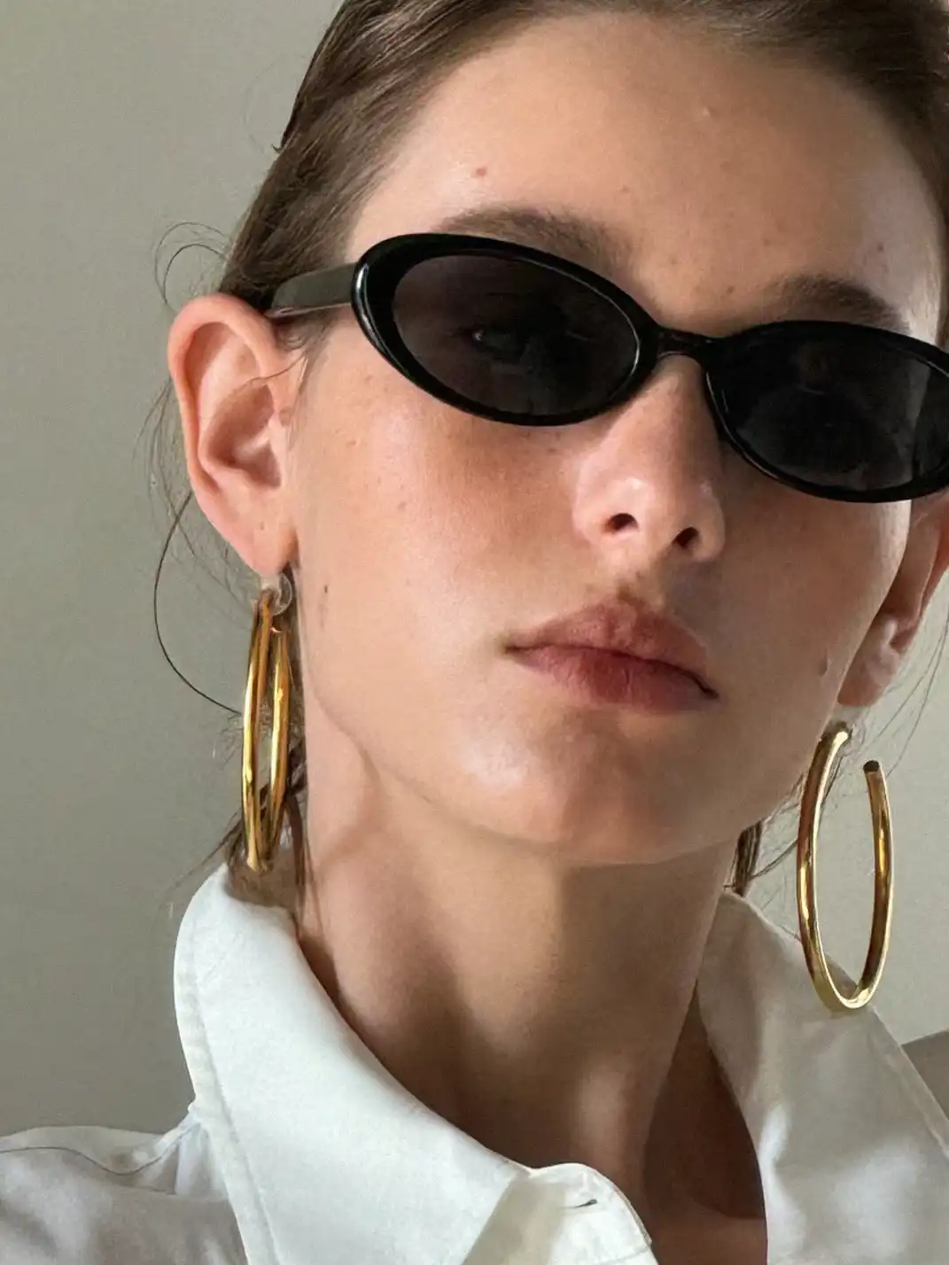 404 | Oval-Shaped Polarized Sunglasses