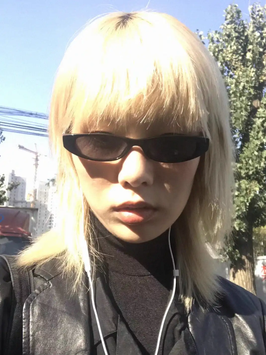 404 | Punk Flat Oval Sunglasses