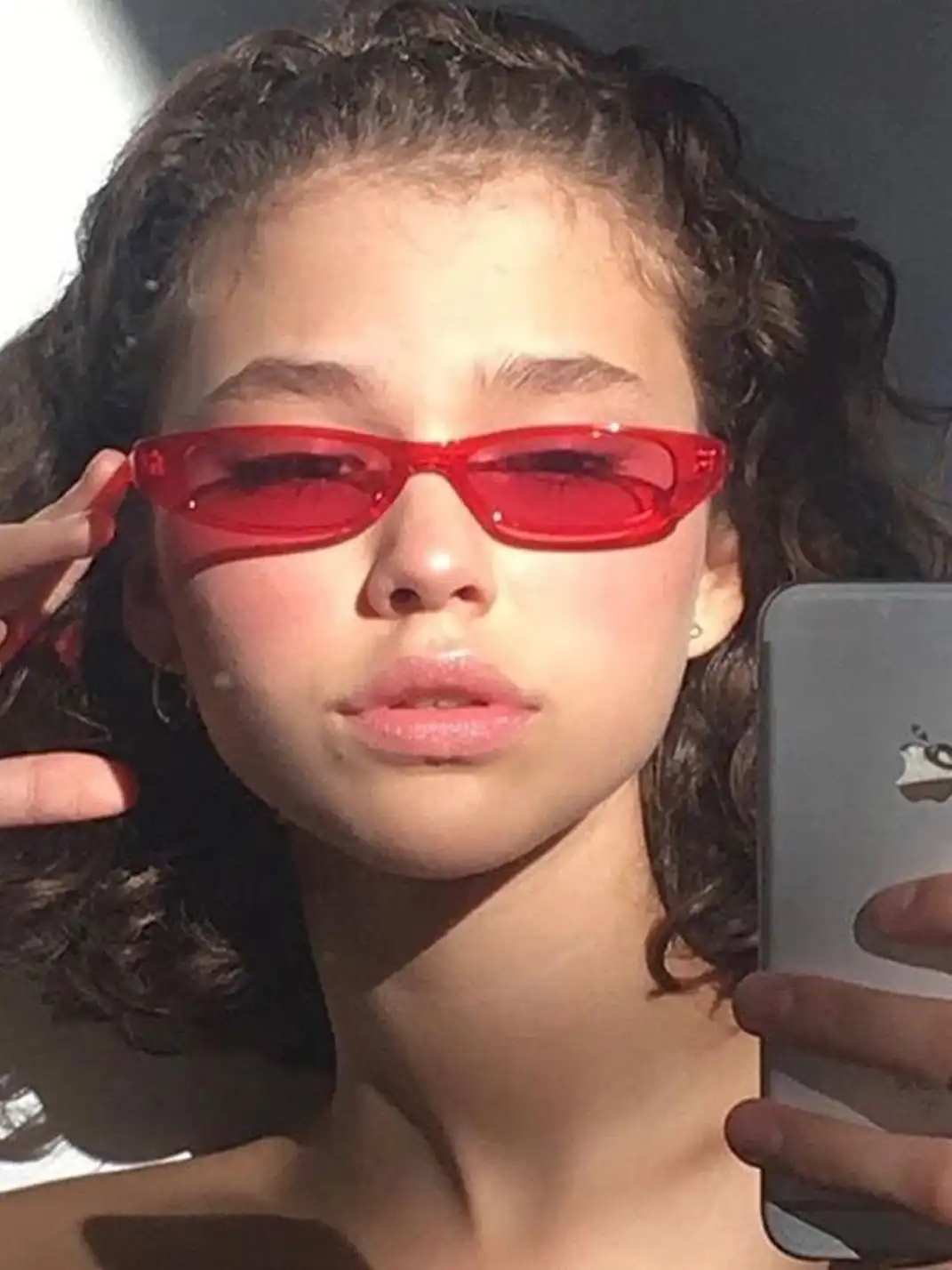 404 | Punk Flat Oval Sunglasses