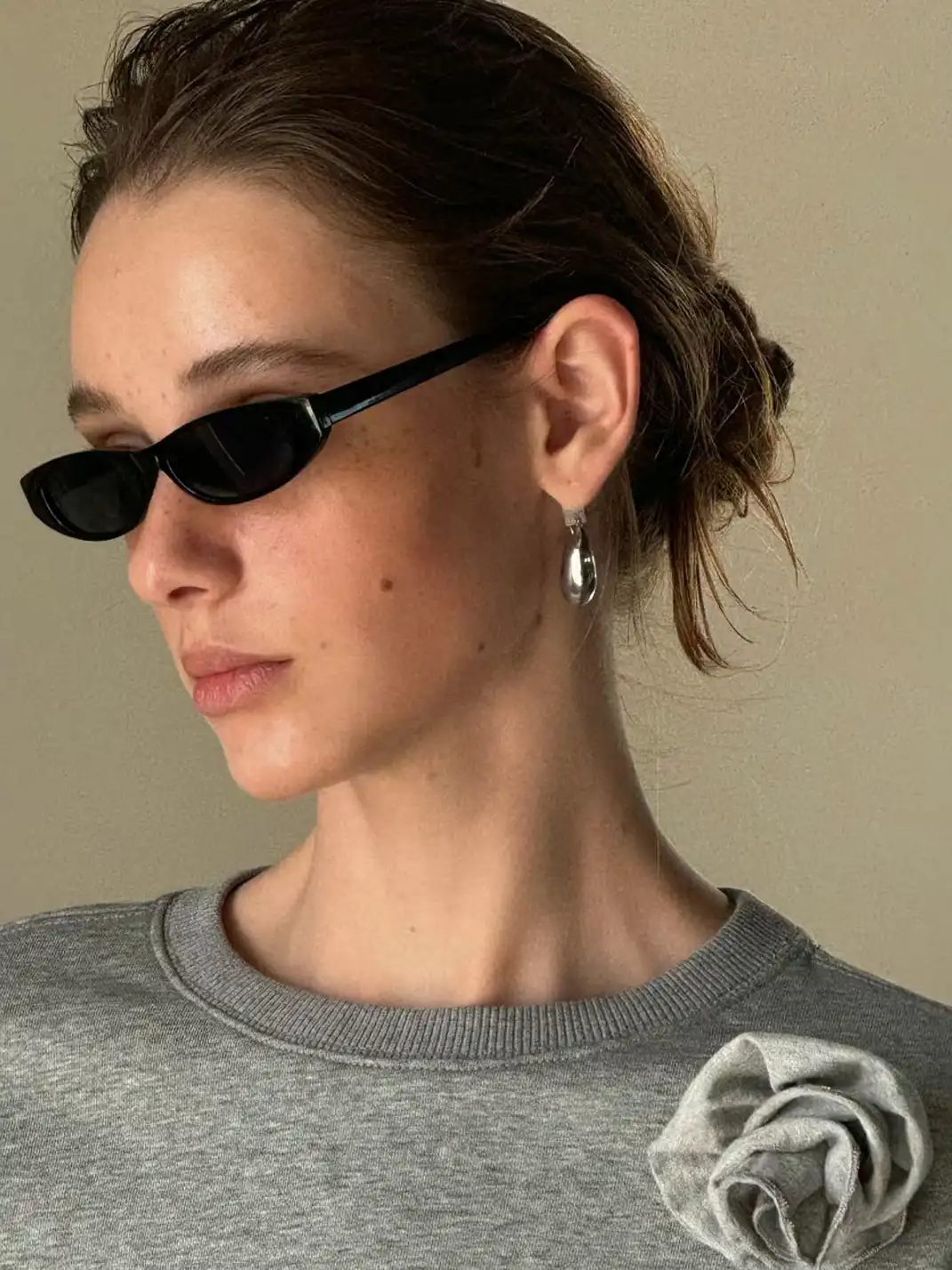 404 | Punk Flat Oval Sunglasses
