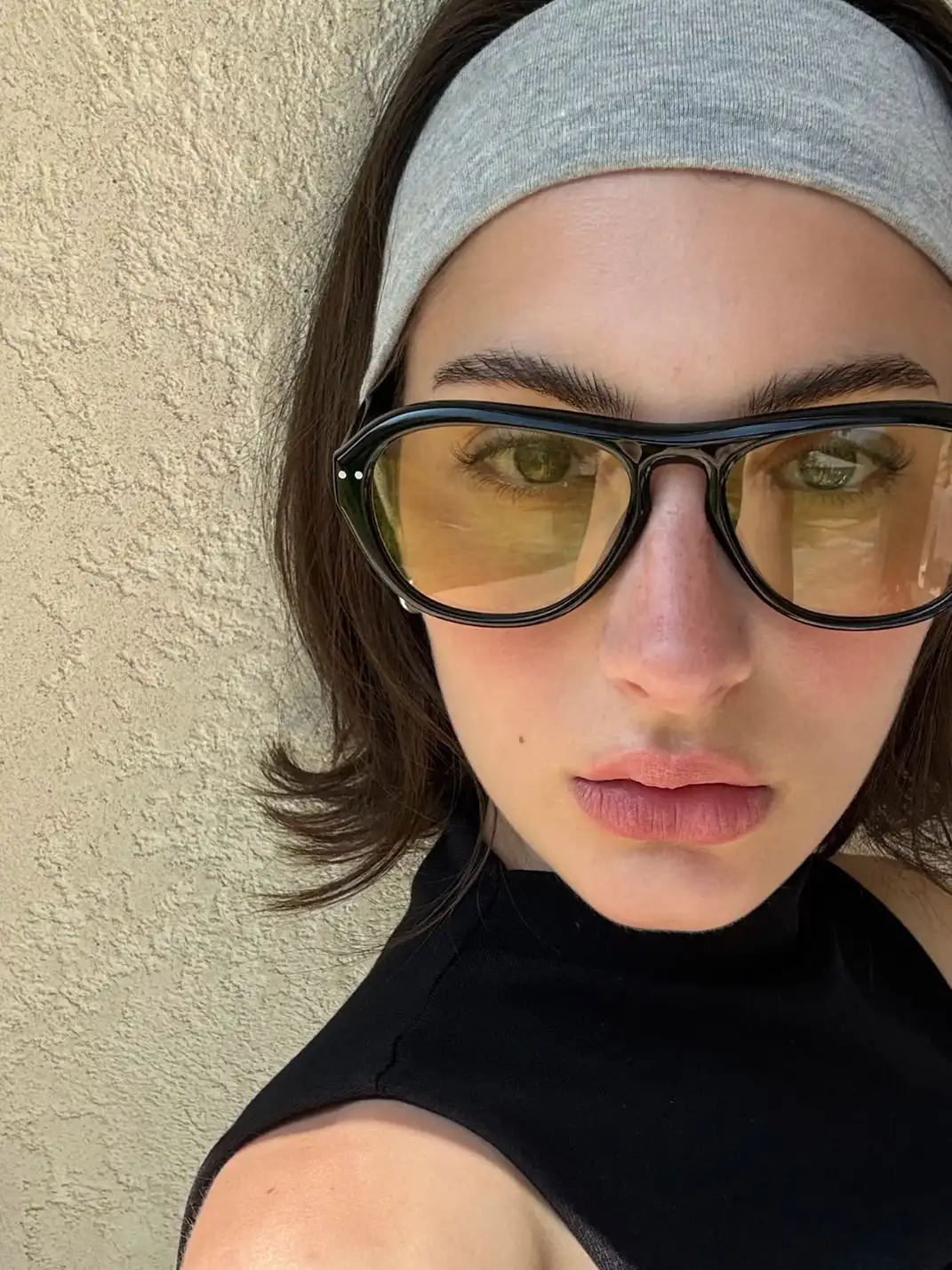 404 | Large-Frame Oval Nylon Sunglasses