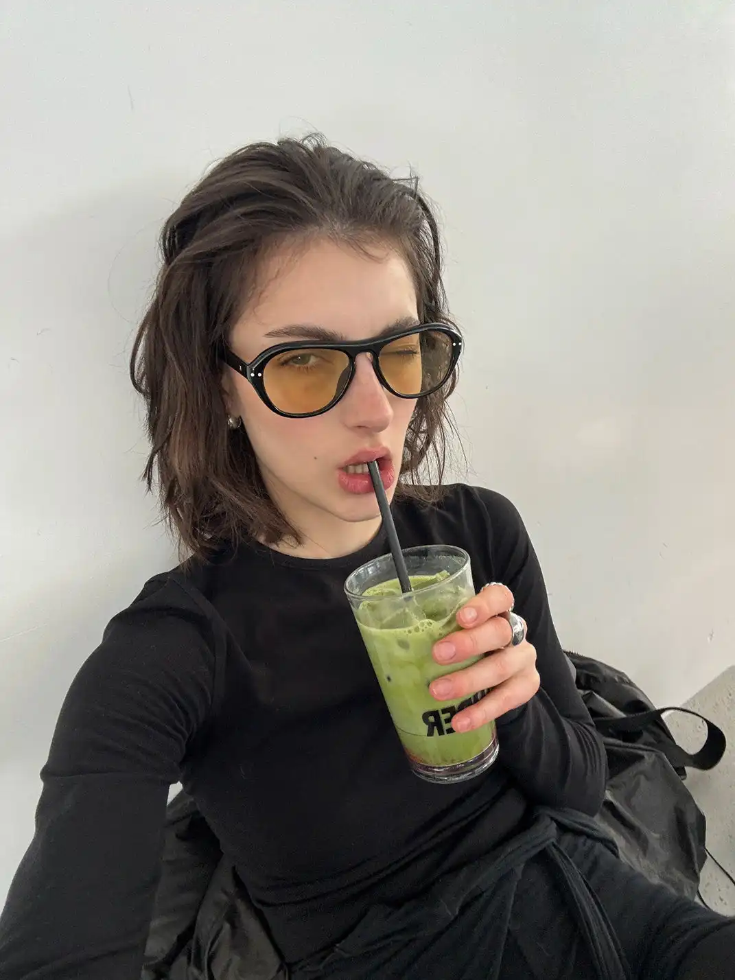 404 | Large-Frame Oval Nylon Sunglasses