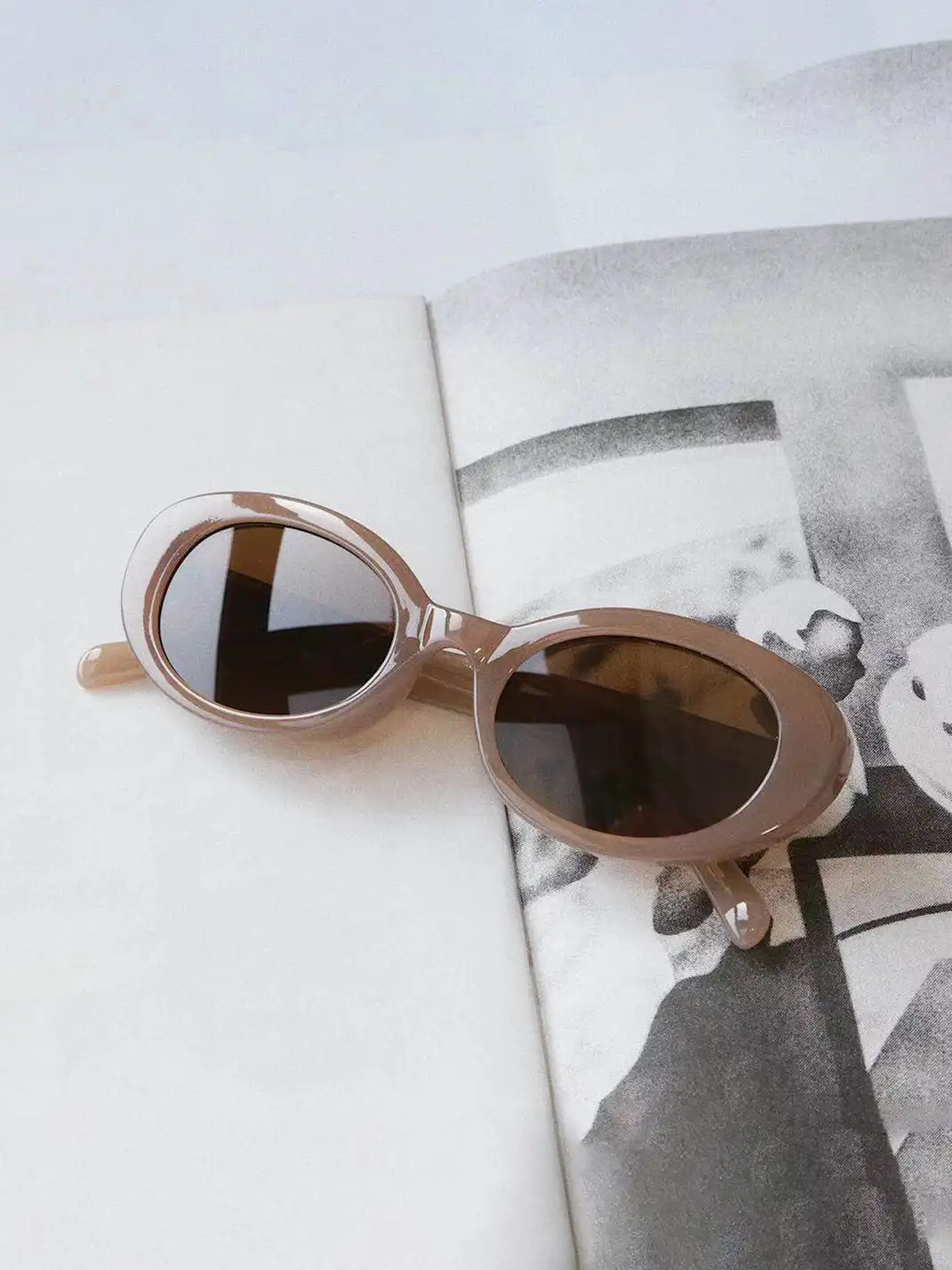 404 | Cat-Eye Oval Polarized Sunglasses