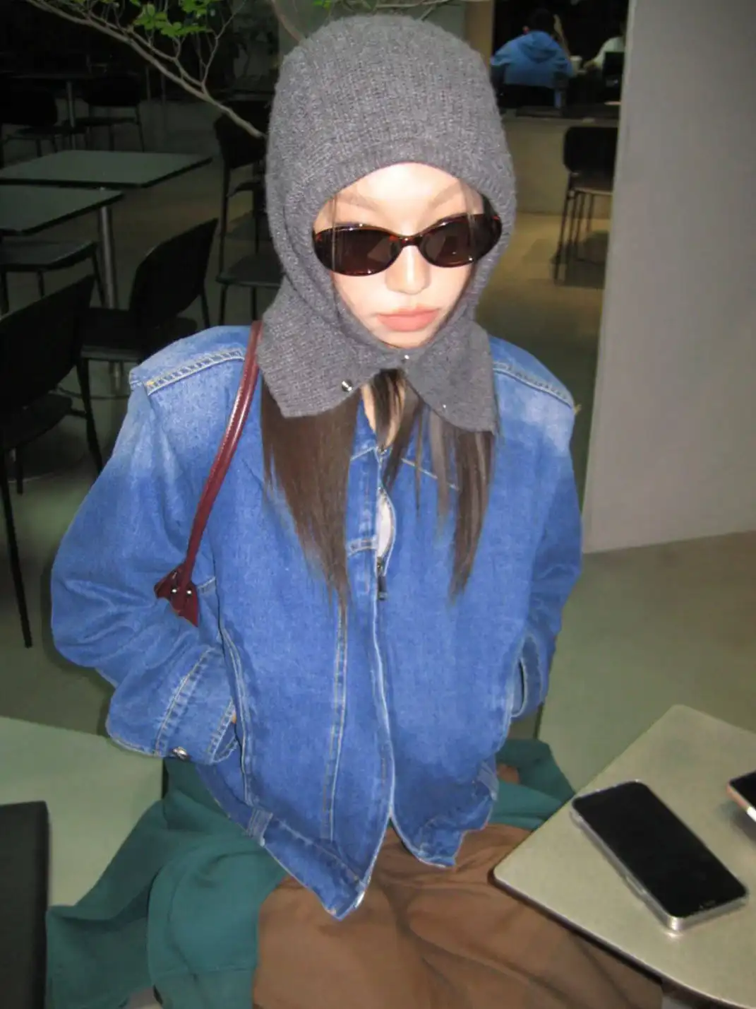 404 | Cat-Eye Oval Polarized Sunglasses