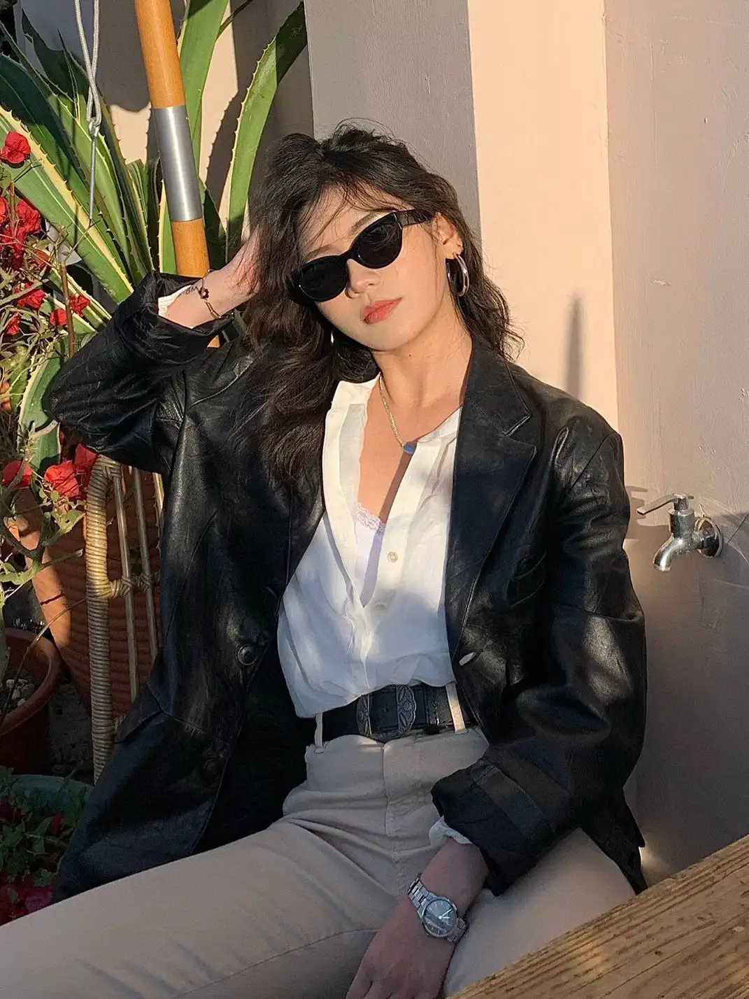 404 | Instagram-Style Oval Sunglasses