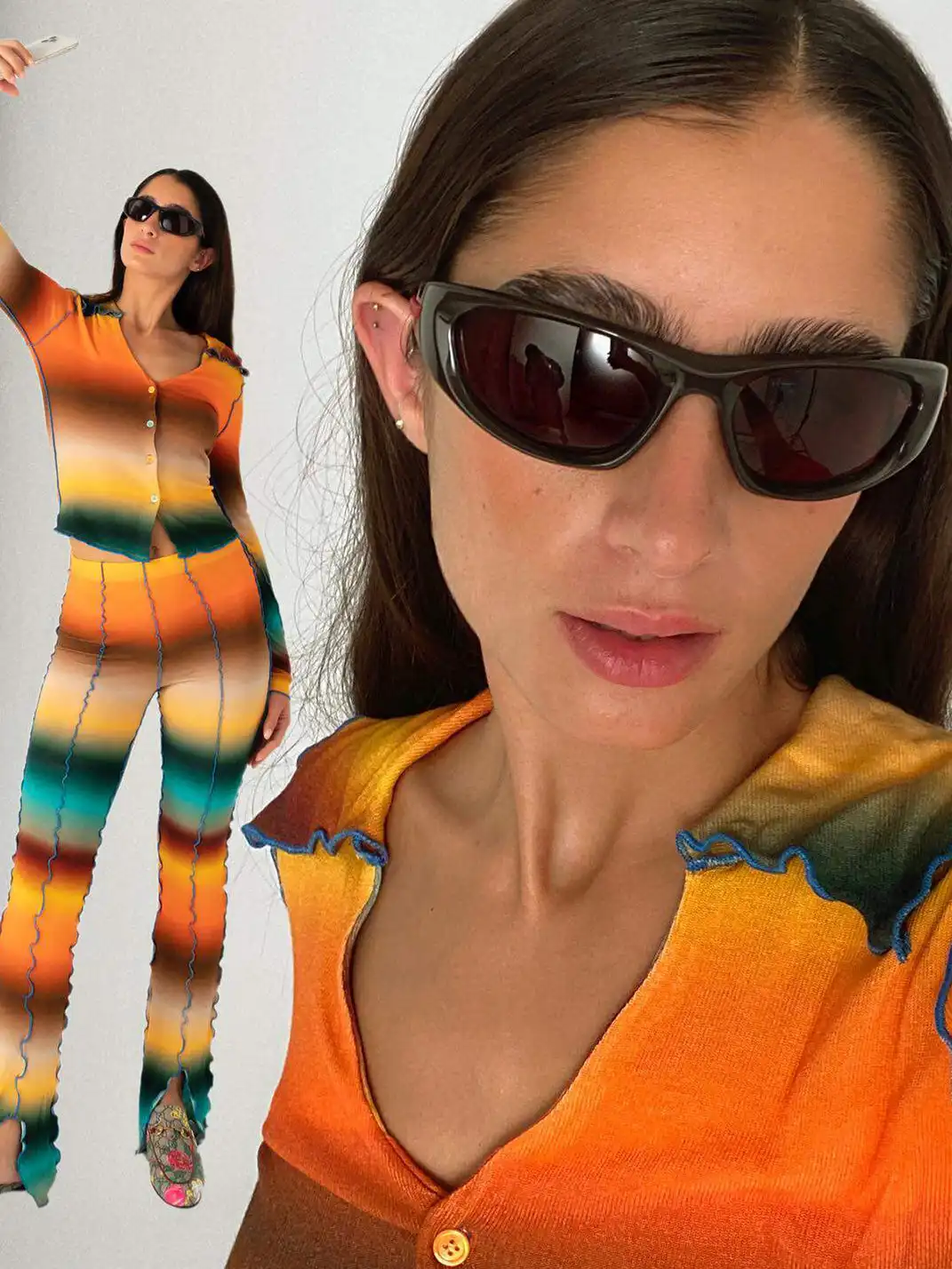 404 | Retro Y2K Cool Girl Sunglasses