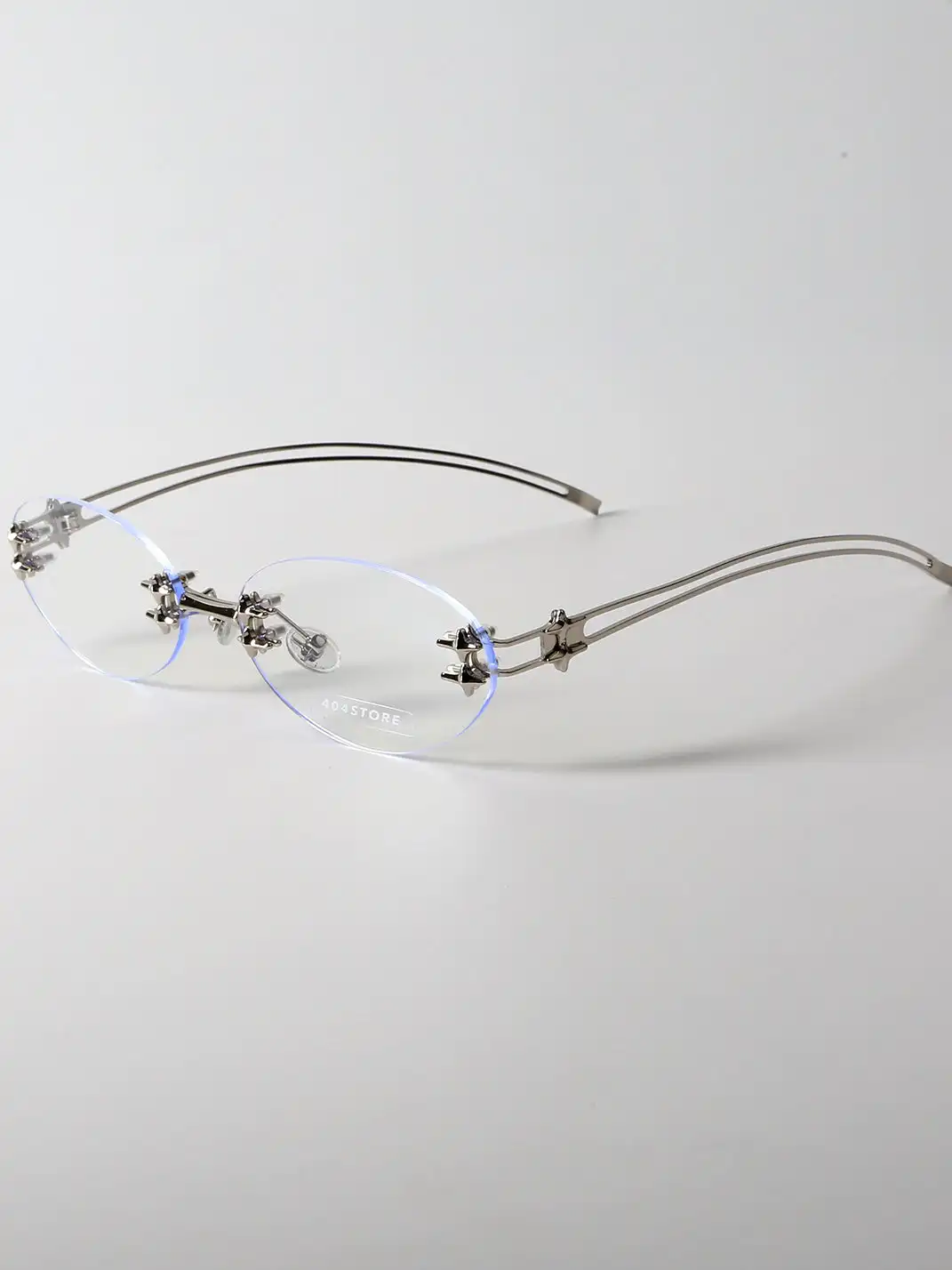404 | Frameless Oval Sunglasses