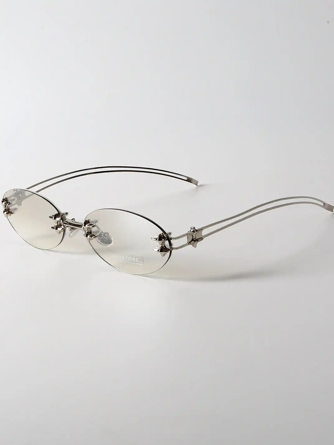 404 | Frameless Oval Sunglasses