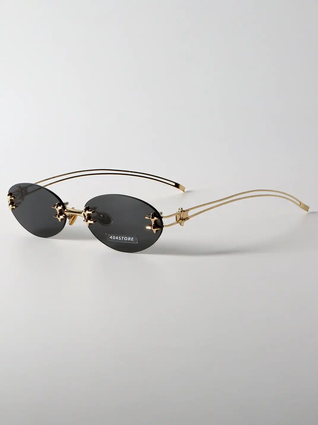 404 | Frameless Oval Sunglasses