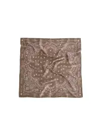 pEtaLPeTaL | "Seven Flowers" Logo Printed Silk Scarf