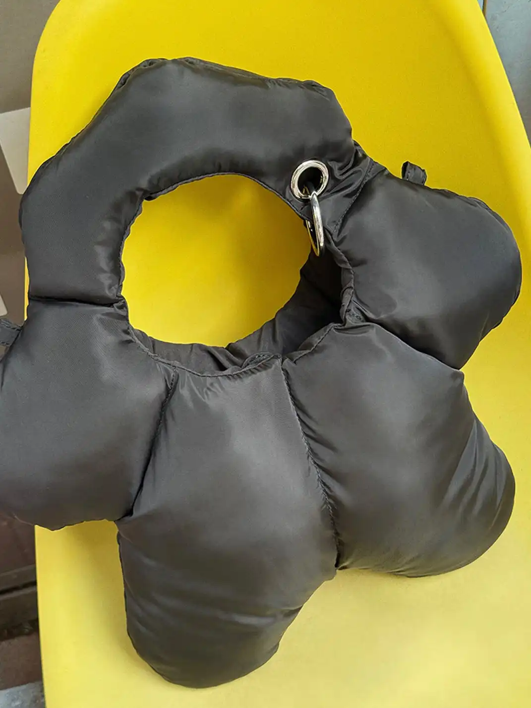 pEtaLPeTaL | Black Nylon Tote Bag