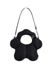 pEtaLPeTaL | Black Nylon Tote Bag