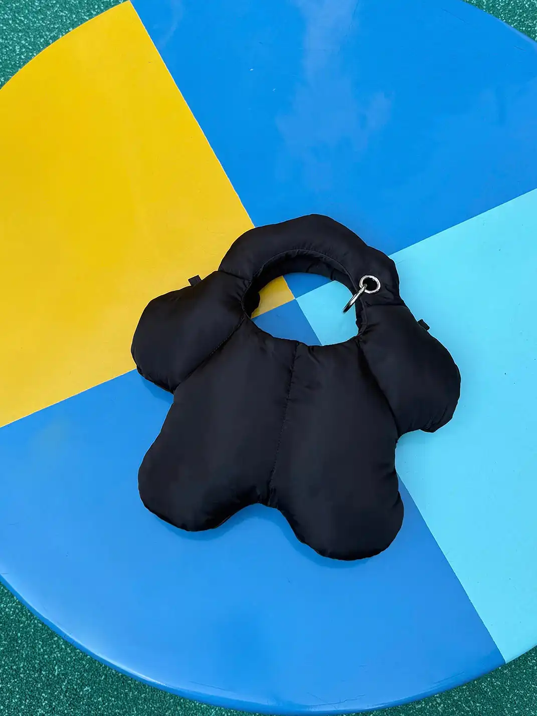 pEtaLPeTaL | Black Nylon Tote Bag