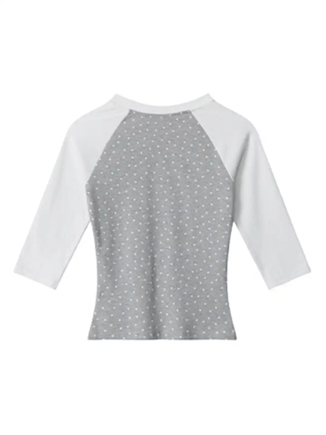 BIGGOLD | Polka Dot V-Neck Short-Sleeved T-Shirt