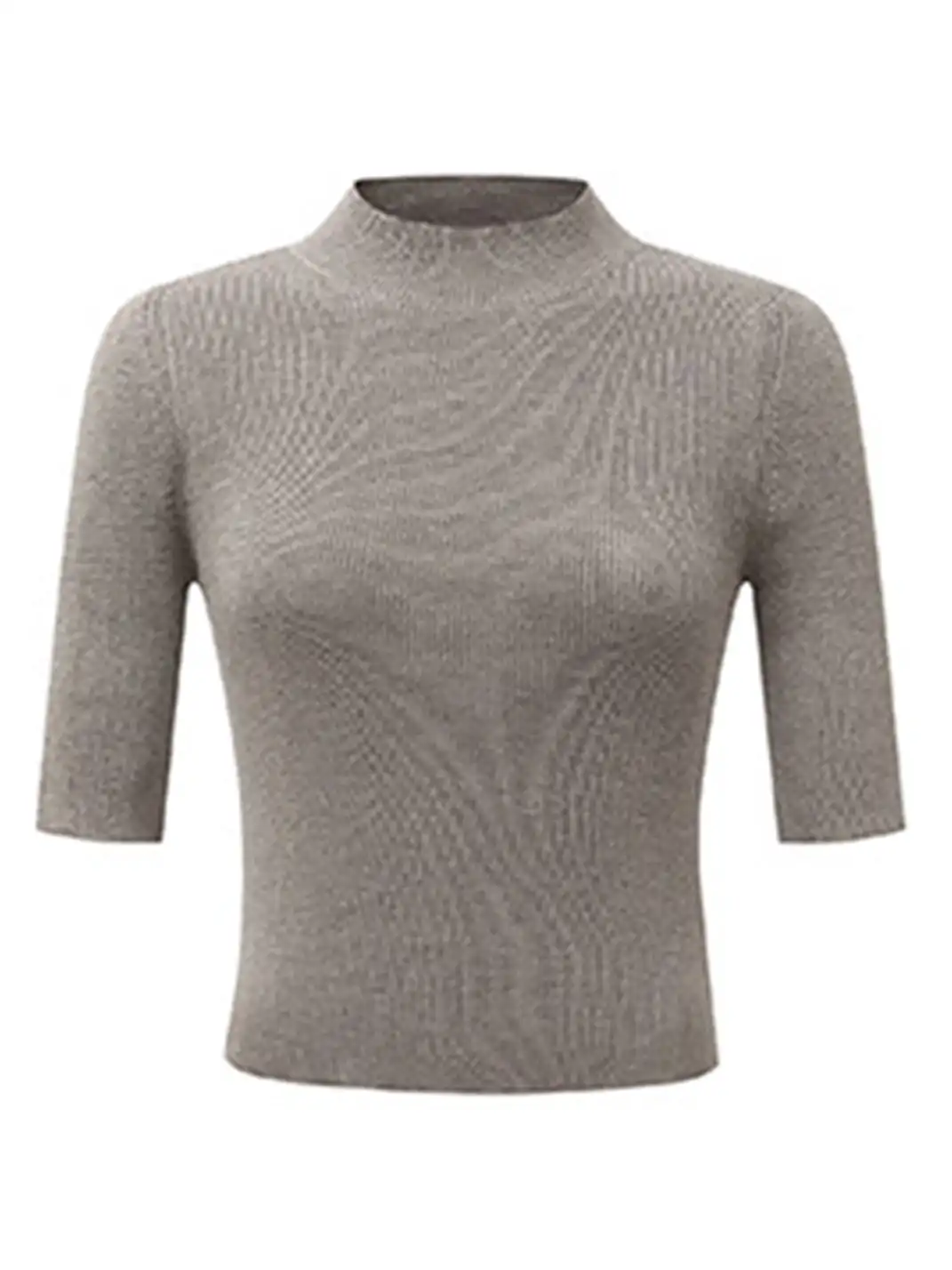 BIGGOLD | Wool Blend Short-Sleeve Knit Sweater