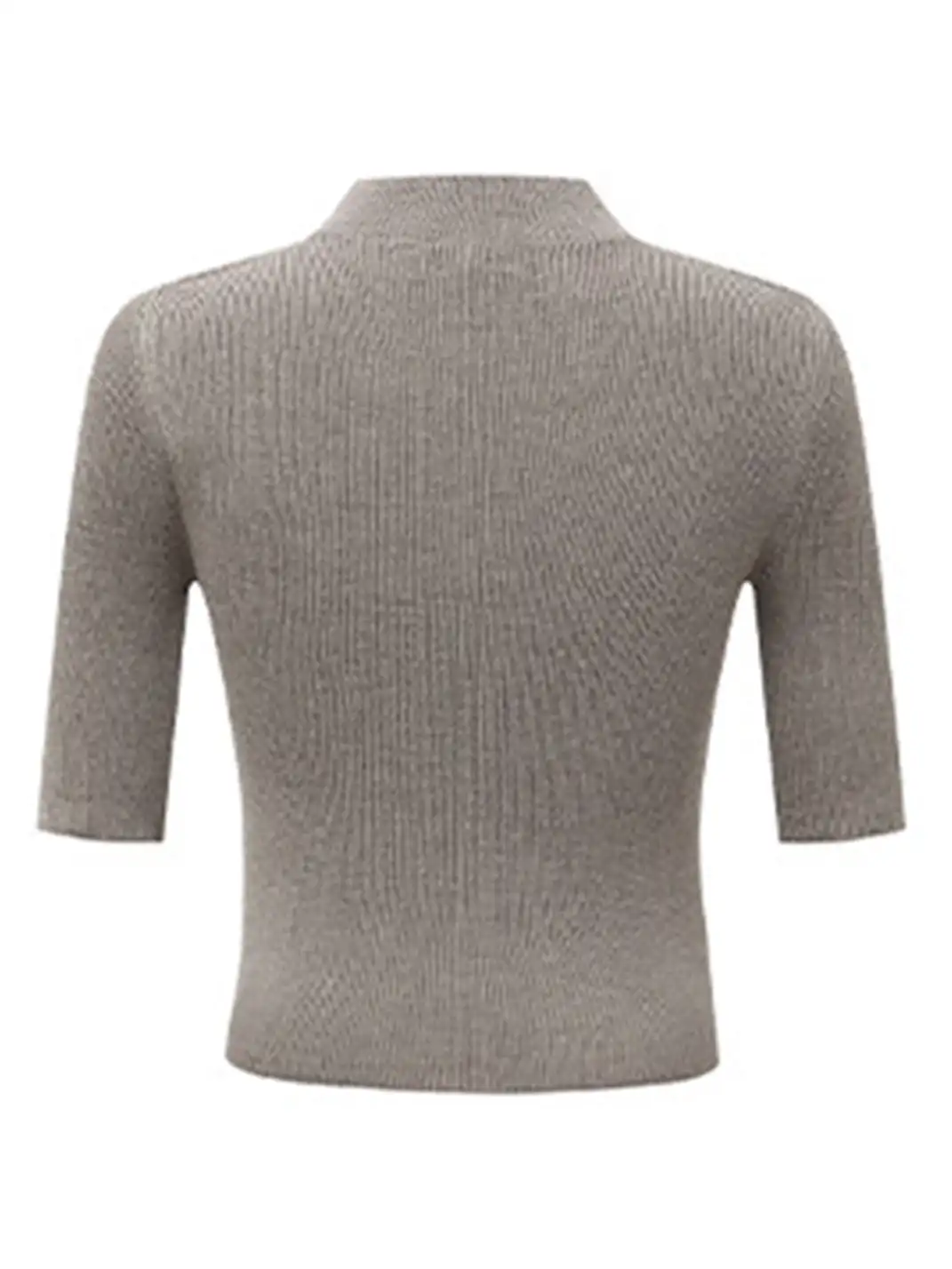 BIGGOLD | Wool Blend Short-Sleeve Knit Sweater