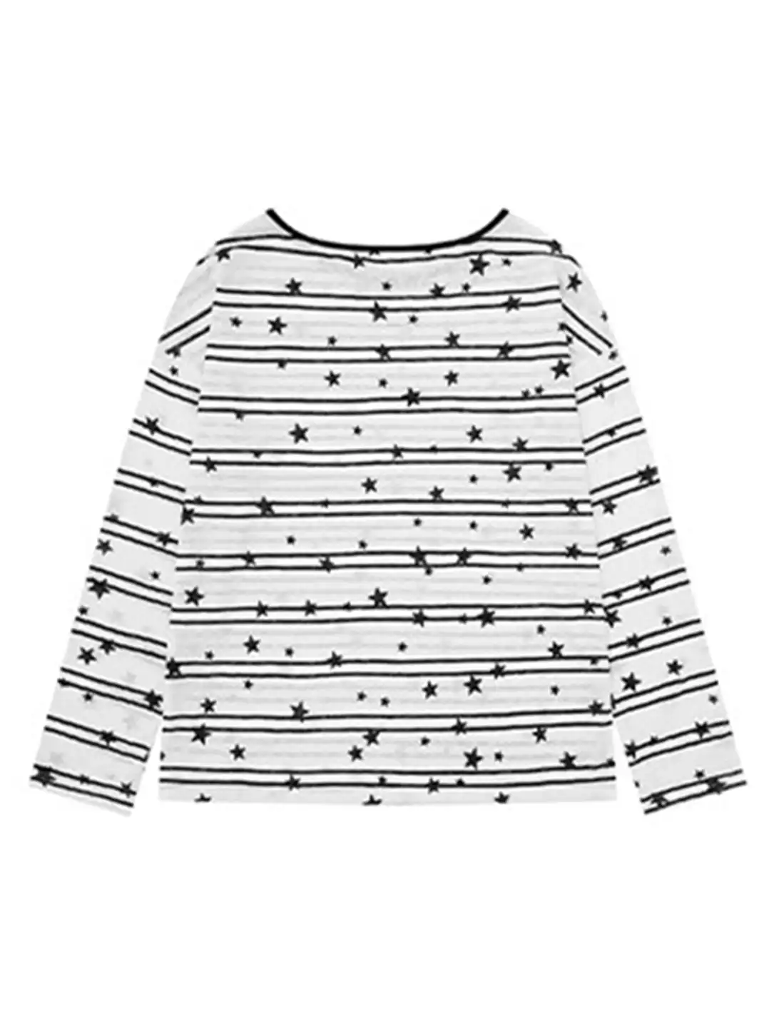 BIGGOLD | All-Over Star Print Off-Shoulder Top