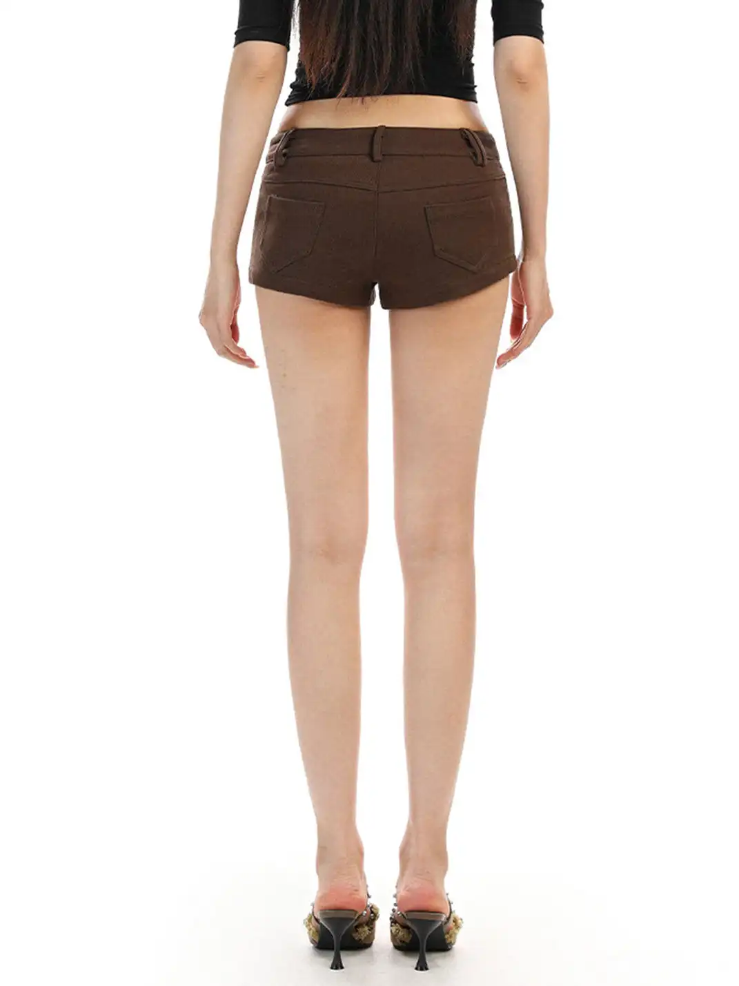 BIGGOLD | Double-Breasted Shorts