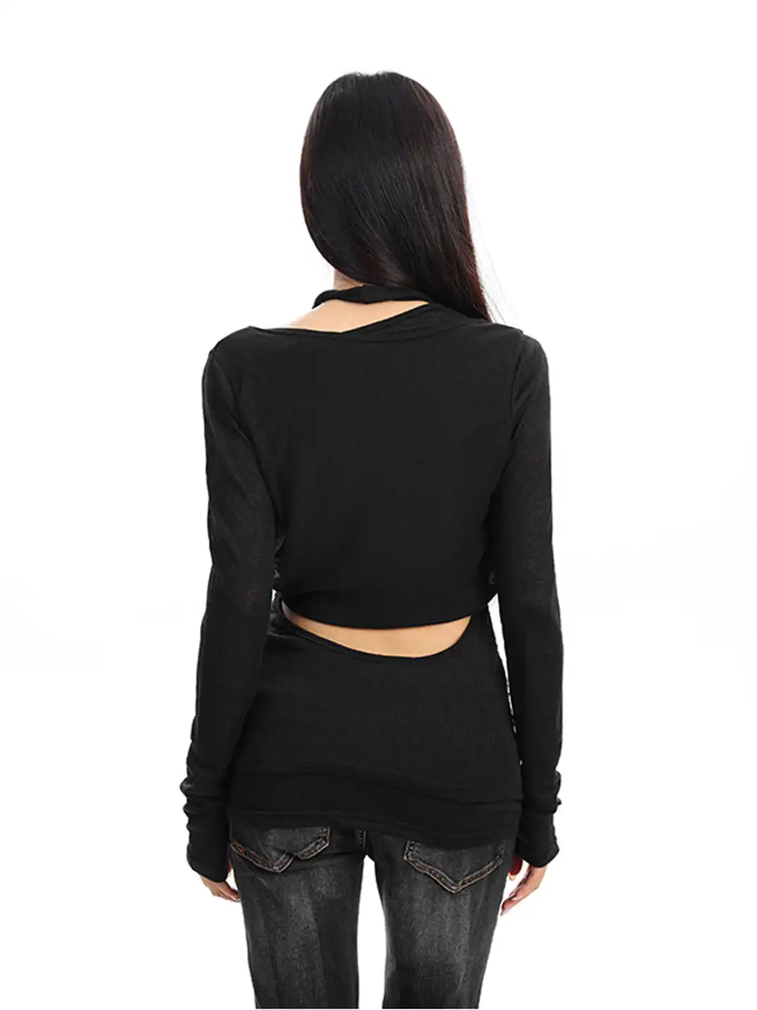 BIGGOLD | Chic Hollow-Out Halter Top