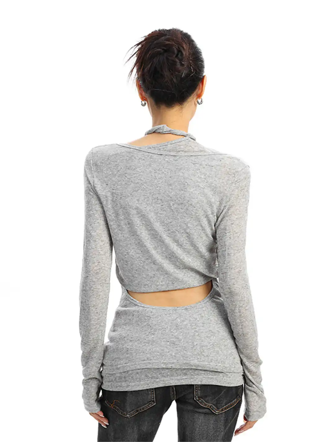 BIGGOLD | Chic Hollow-Out Halter Top