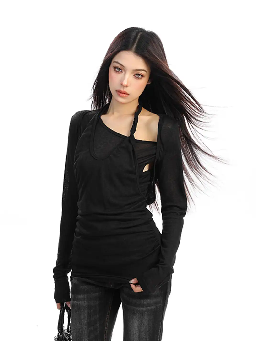 BIGGOLD | Chic Hollow-Out Halter Top