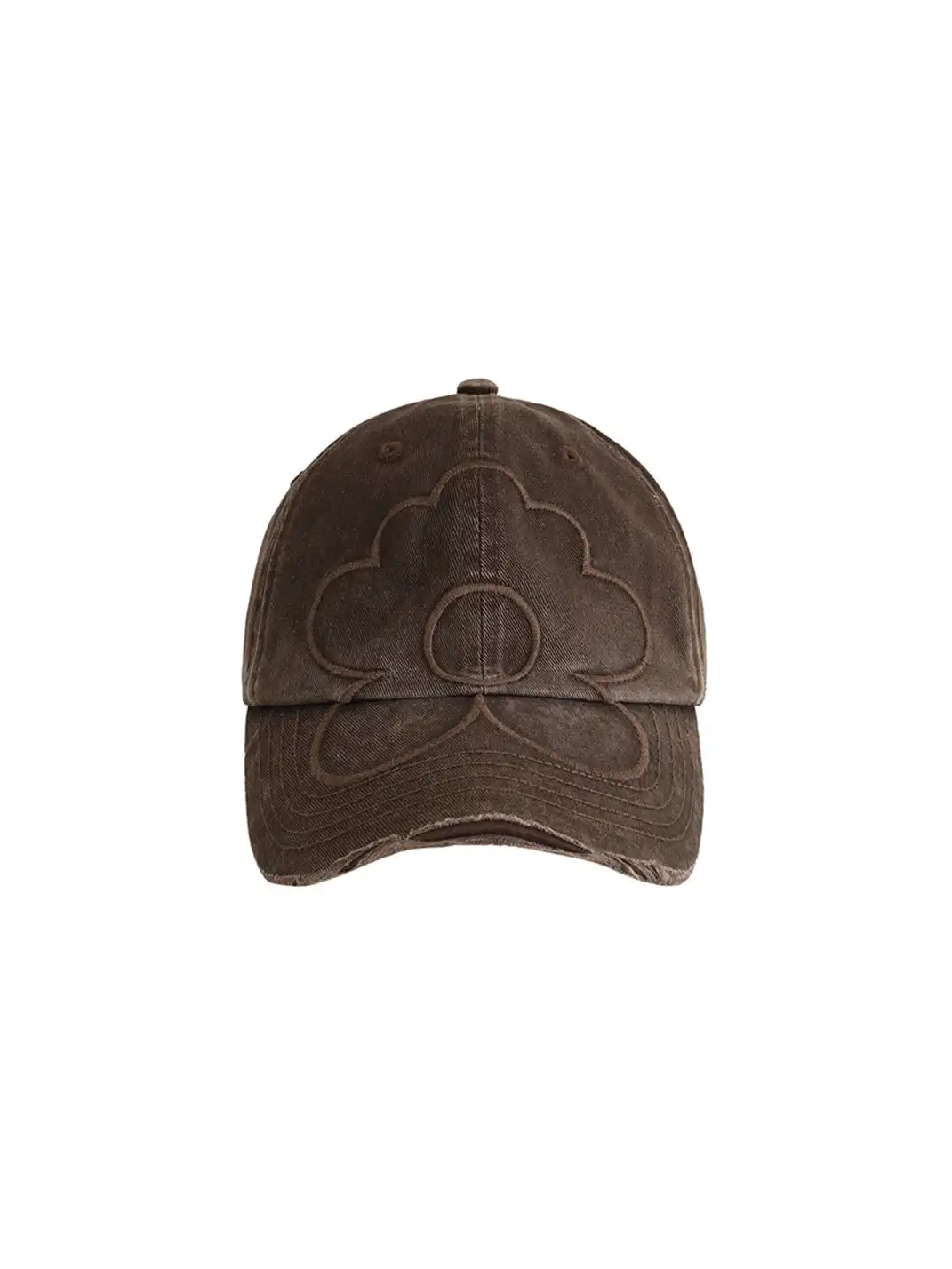 pEtaLPeTaL | Embroidered Distressed Baseball Cap