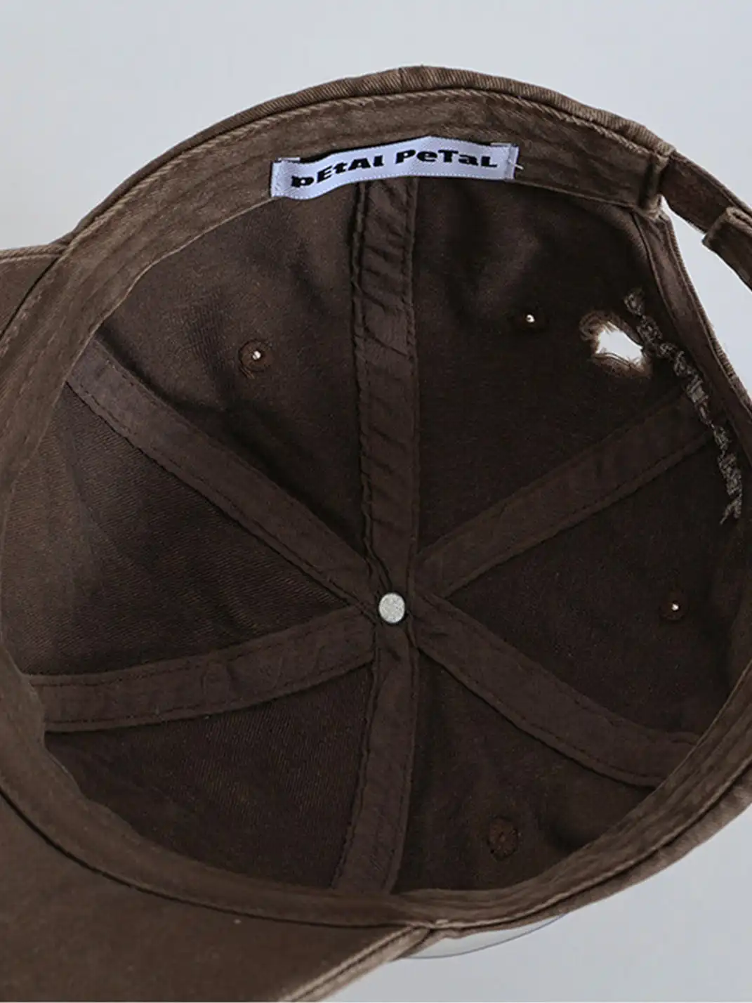 pEtaLPeTaL | Embroidered Distressed Baseball Cap