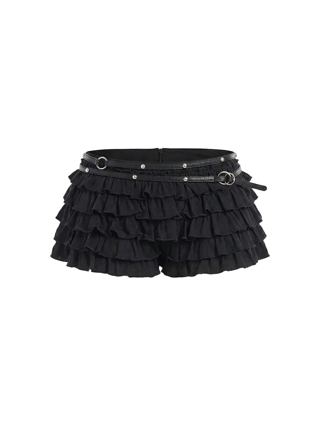 BUM STUDIO | Knitted Textured Multi-Layer Cake Shorts