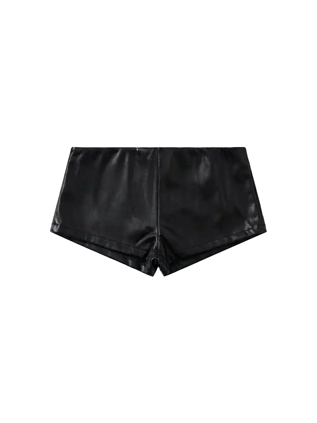 BUM STUDIO | Leather Low-Rise Shorts