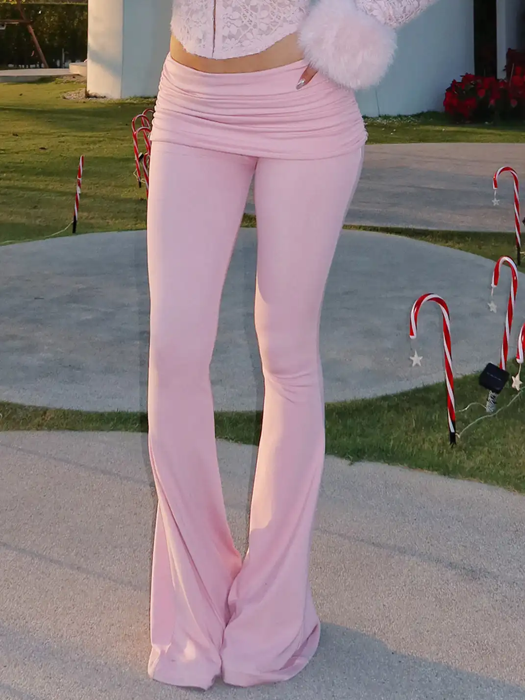BUM STUDIO | Lace Rhinestone Pants