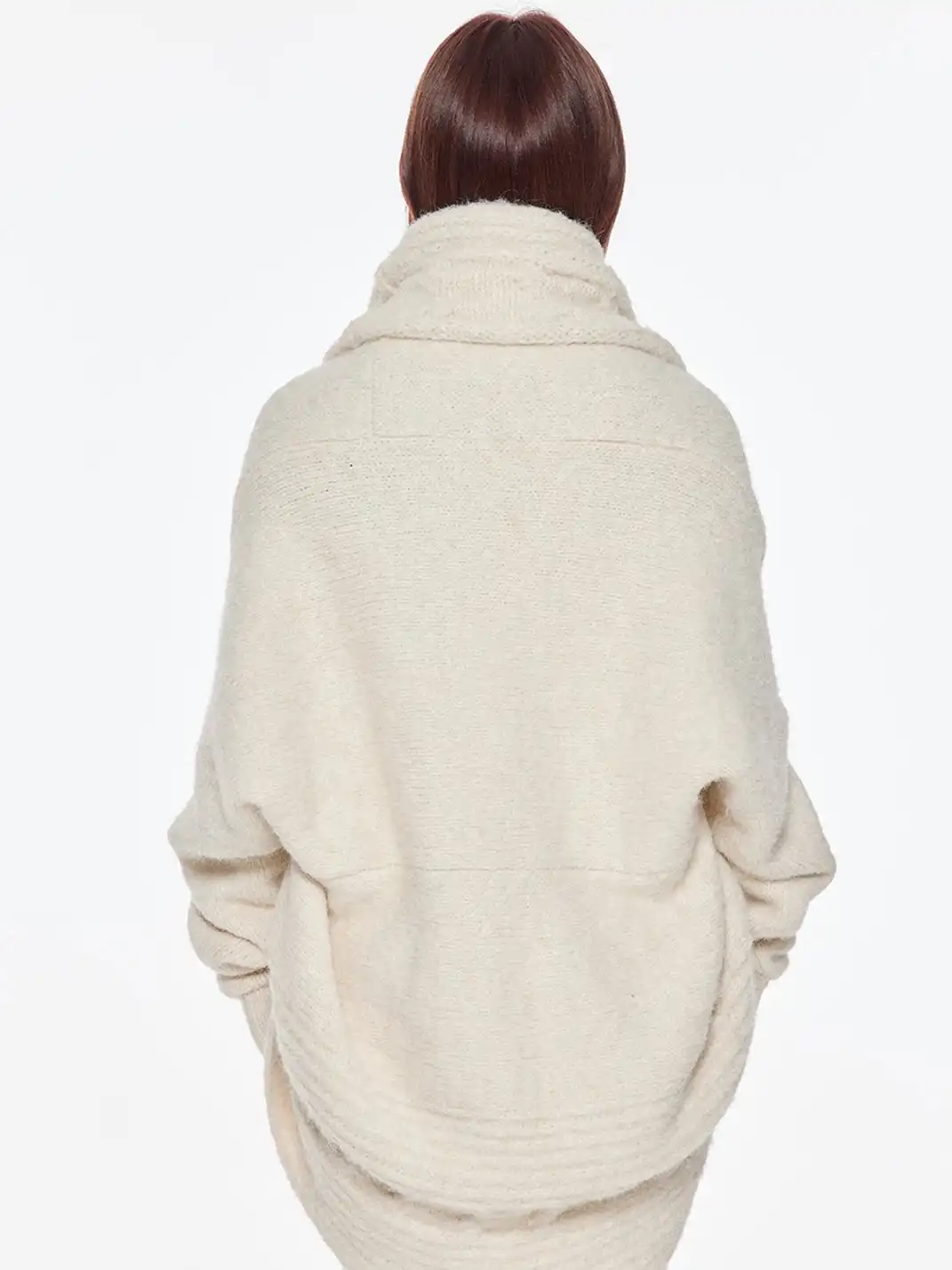 BUM STUDIO | Cable Knit Wool Cardigan