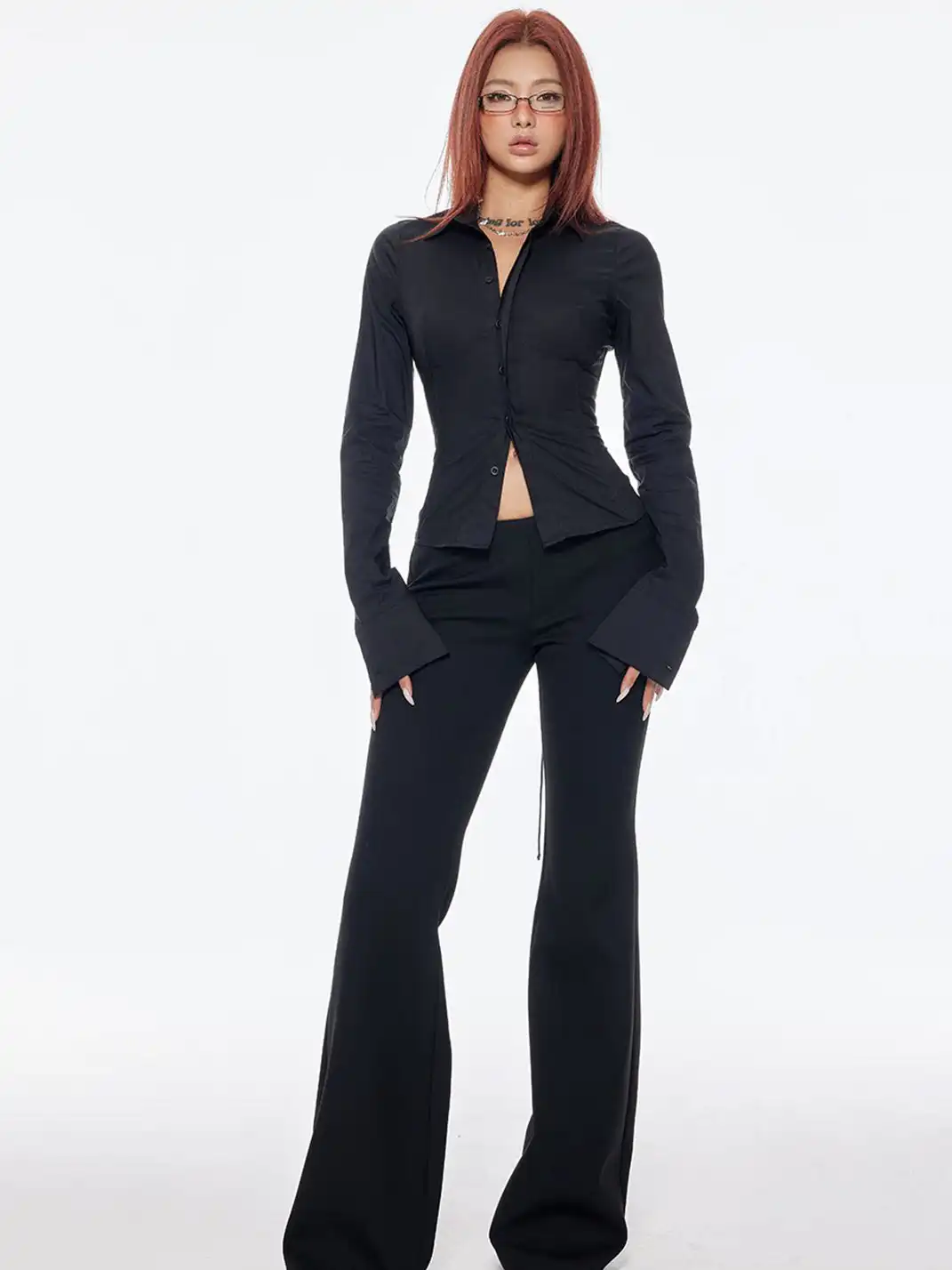 BUM STUDIO | Adjustable Boning Shirt With Tailored Waist