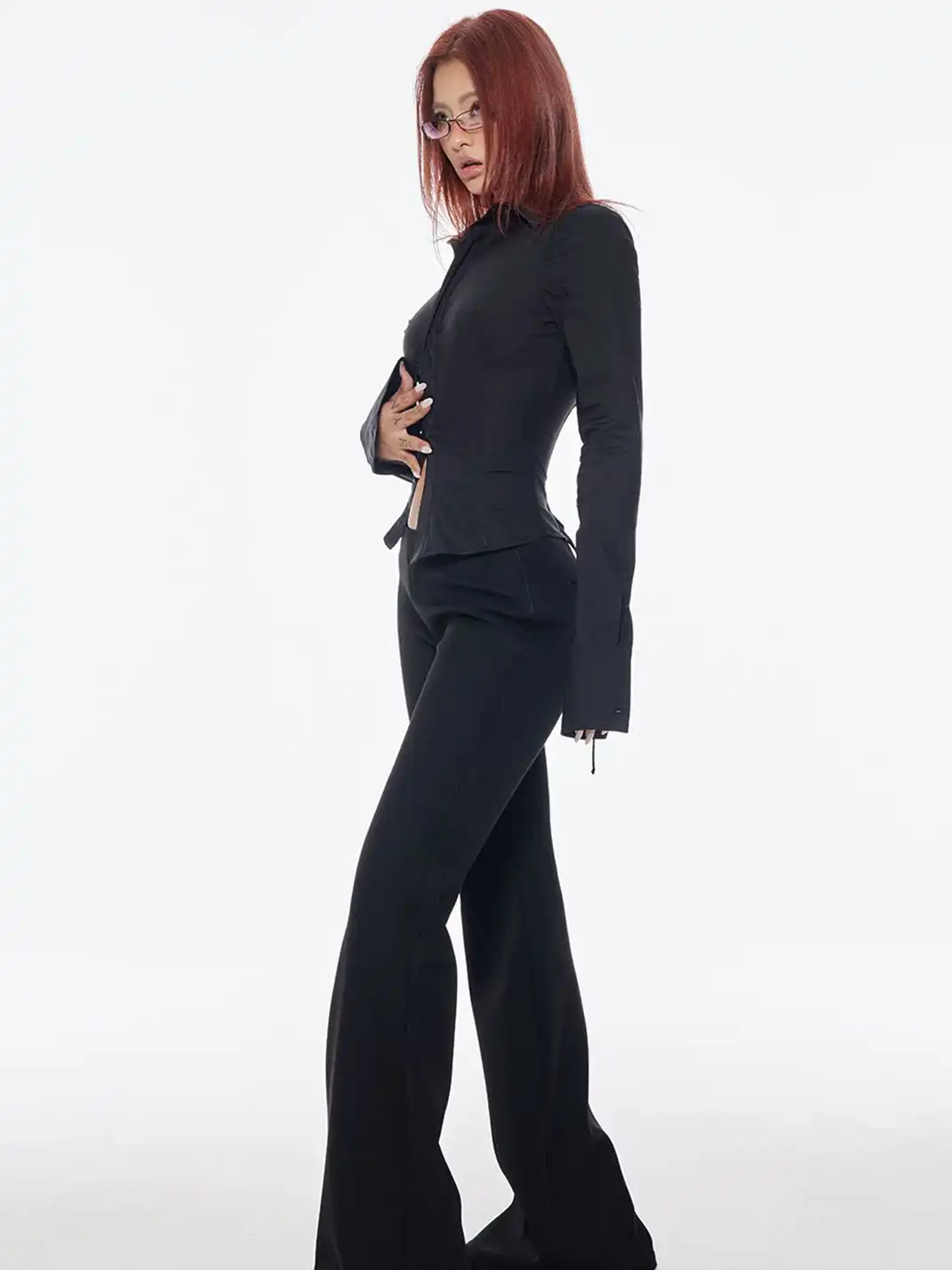 BUM STUDIO | Adjustable Boning Shirt With Tailored Waist