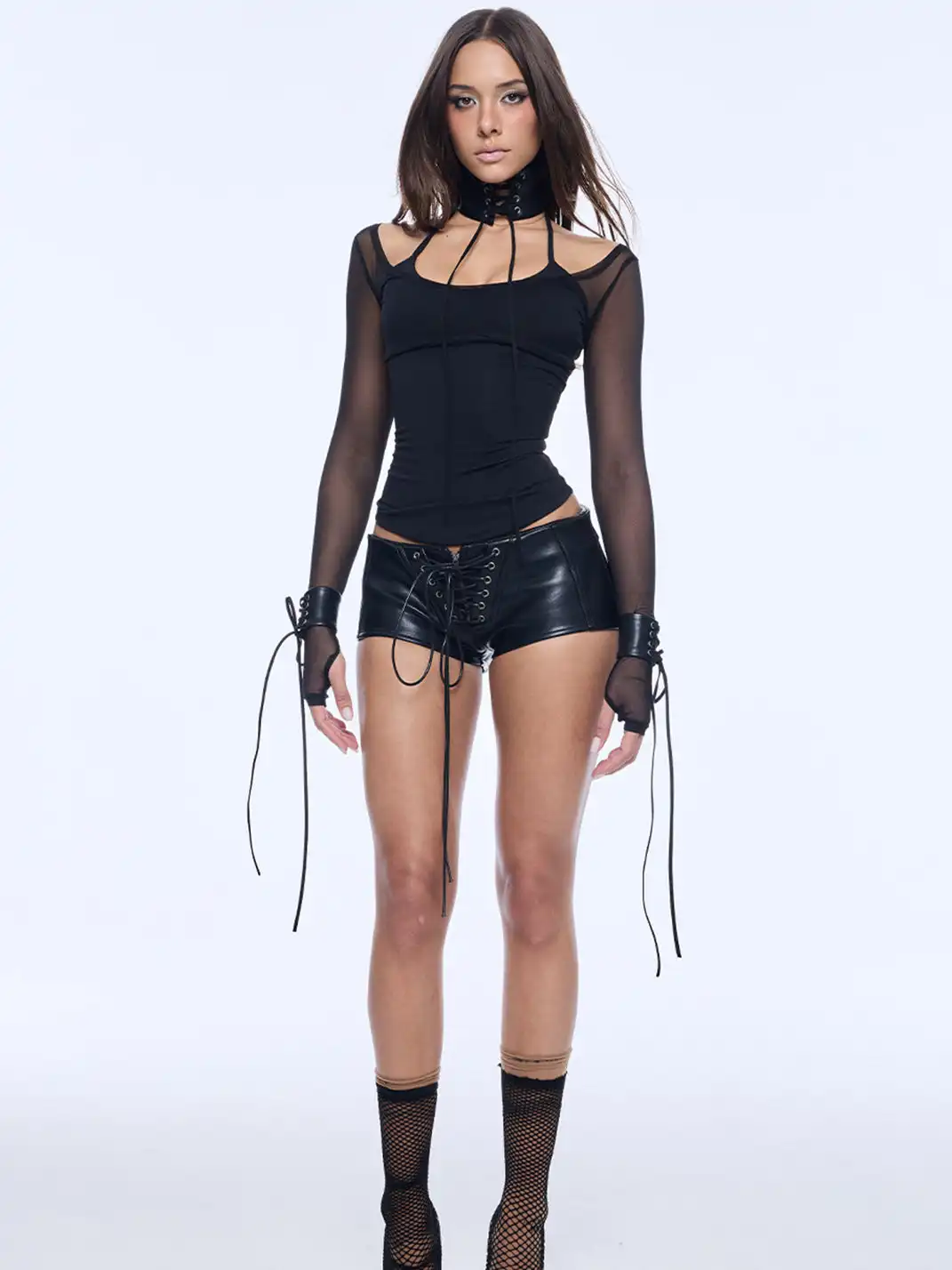 BUM STUDIO | Leather Suede Neck Gaiters