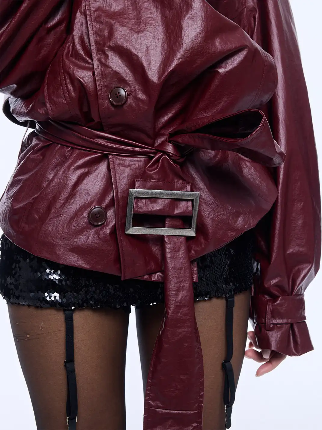 BUM STUDIO | High-Density Sequined Mini Skirt