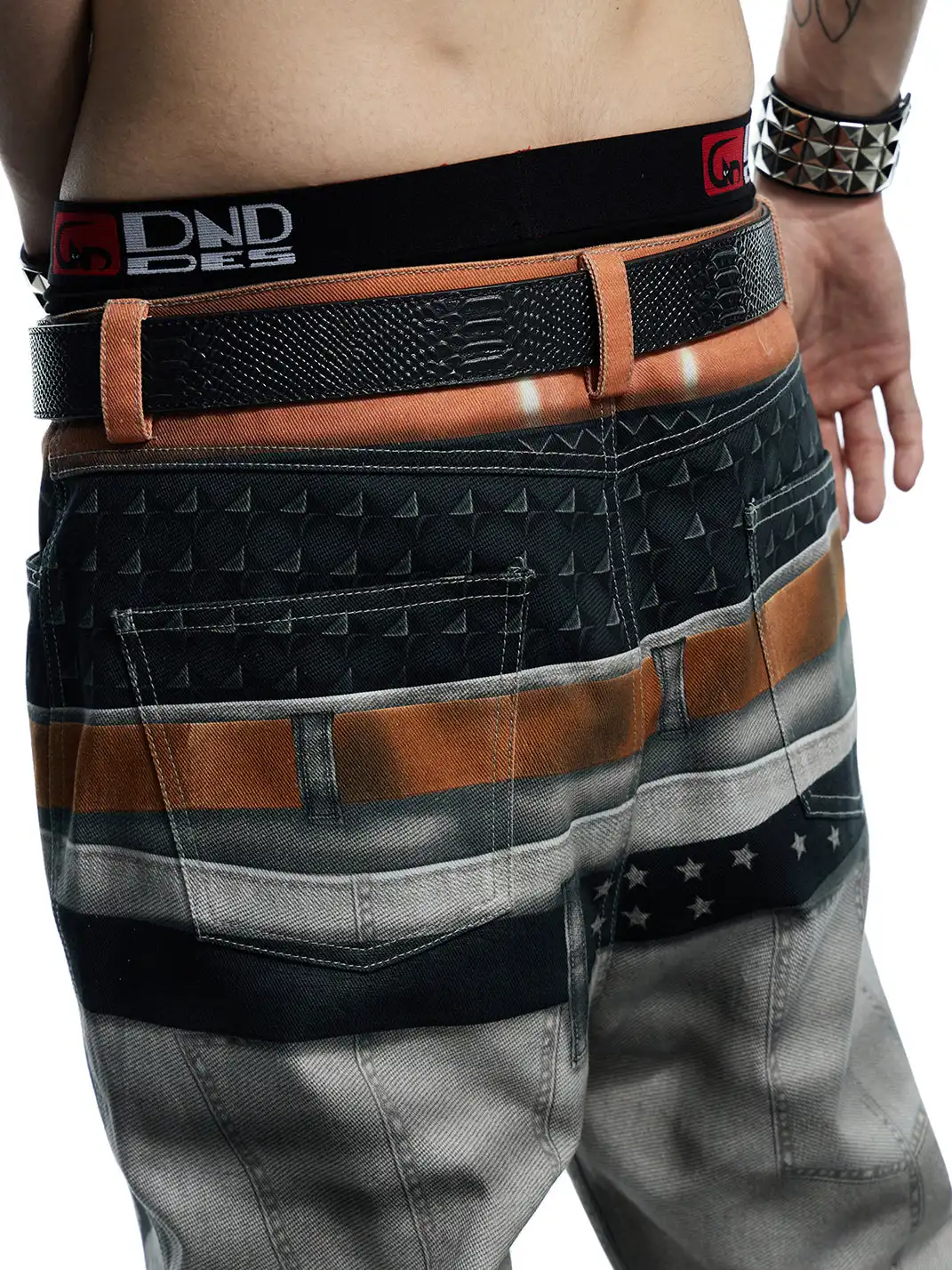 DND4DES | Snake-Print Heavy-Duty Top-Grain Cowhide Belt