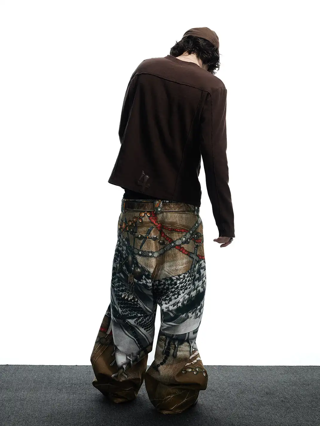 DND4DES | Brown Horsehair Cowhide Belt